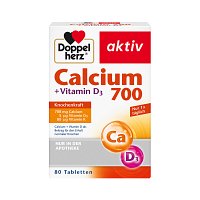 DOPPELHERZ Calcium 700+Vitamin D3 Tabletten - 80St - Calcium & Vitamin D3