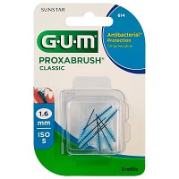 GUM PROXABRUSH CLASSIC Ersatzbürsten 1,6 mm - 8St