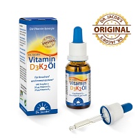 VITAMIN D3K2 Öl 800 I.E.+20 µg D3+K2 Dr.Jacob\'s - 20ml