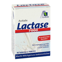 LACTASE 7.000 FCC Tabletten im Spender - 80St - Lactoseintoleranz