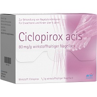 CICLOPIROX acis 80 mg/g wirkstoffhalt.Nagellack - 3g