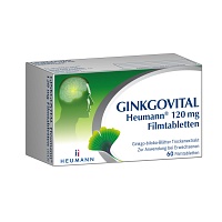 GINKGOVITAL Heumann 120 mg Filmtabletten - 60St - Gedächtnisstärkung