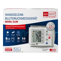 APONORM Blutdruckmessgerät Mobil Slim Handgelenk - 1St
