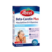 ABTEI Beta-Carotin Plus Hautaktive B-Vitamine Kps. - 50St - Für Haut, Haare & Knochen