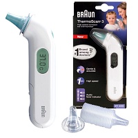 BRAUN THERMOSCAN 3 Infrarot-Ohrthermometer - 1St
