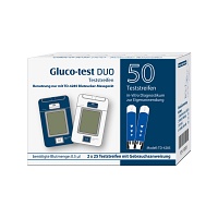 GLUCO TEST DUO Teststreifen - 50St