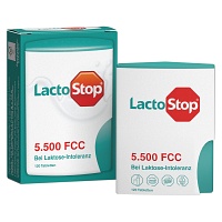 LACTOSTOP 5.500 FCC Tabletten Klickspender - 120St - Lactoseintoleranz