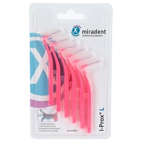 MIRADENT Interdentalbürste I-Prox L 0,4 mm pink - 6St