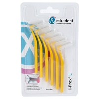 MIRADENT Interdentalbürste I-Prox L 0,5 mm gelb - 6St