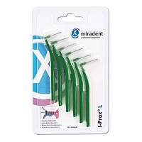 MIRADENT Interdentalbürste I-Prox L 0,7 mm grün - 6St