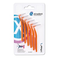MIRADENT Interdentalbürste I-Prox L 0,8 mm orange - 6St