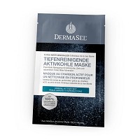 DERMASEL Maske Aktivkohle tiefenreinigend - 12ml - Pflegemasken
