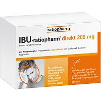 IBU-RATIOPHARM direkt 200 mg Pulver zum Einnehmen - 20St