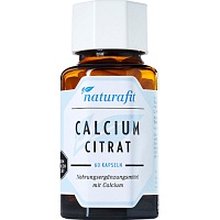 NATURAFIT Calcium Citrat Kapseln - 60St