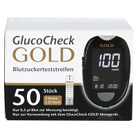 GLUCOCHECK GOLD Blutzuckerteststreifen - 50St