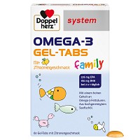 DOPPELHERZ Omega-3 Gel-Tabs family system - 60St