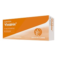 CETIRIZIN Vividrin 10 mg Filmtabletten - 7St - Allergie allgemein