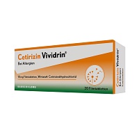 CETIRIZIN Vividrin 10 mg Filmtabletten - 20St - Allergie allgemein