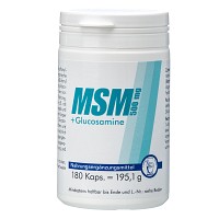 MSM 500 mg+Glucosamine Kapseln - 180St
