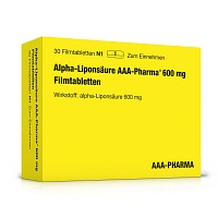 ALPHA LIPONSÄURE AAA- Pharma 600 mg Filmtabletten - 30St
