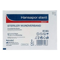 HANSAPOR steril Wundverband 8x10 cm - 1St
