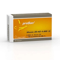PROSAN Vitamin D3+K2 4.000 I.E. Kapseln - 30St