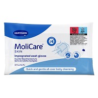 MOLICARE Skin Waschhandschuhe - 8St