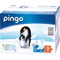 BIO WINDELN midi Jumbo 4-9 kg Pinguin PINGO SWISS - 88St