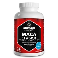 MACA 4:1 hochdosiert+L-Arginin Kapseln - 240St