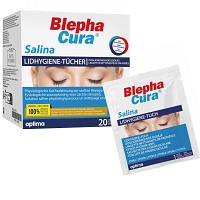 BLEPHACURA Salina Lidhygiene-Tücher - 20St