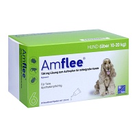 AMFLEE 134 mg Spot-on Lsg.f.mittelgr.Hunde 10-20kg - 6St - Gedächtnisstärkung