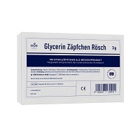 GLYCERIN ZÄPFCHEN Rösch 3 g gegen Verstopfung - 100St