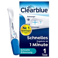 CLEARBLUE Schwangerschaftstest schnelle Erkennung - 1St