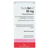 TARDYFERON Depot-Eisen(II)-sulfat 80 mg Retardtab. - 50St