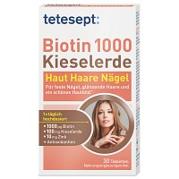 TETESEPT Biotin 1000 Kieselerde Filmtabletten - 30St