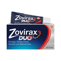 ZOVIRAX Duo 50 mg/g / 10 mg/g Creme - 2g