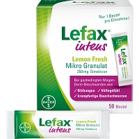 LEFAX intens Lemon Fresh Mikro Granul.250 mg Sim. - 50St