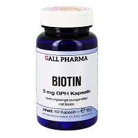 BIOTIN 5 mg GPH Kapseln - 60St