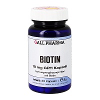 BIOTIN 10 mg GPH Kapseln - 30St