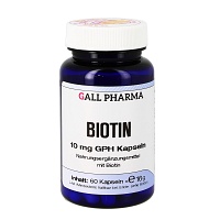 BIOTIN 10 mg GPH Kapseln - 60St