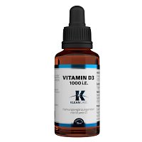 VITAMIN D3 1000 I.E. pro Tropfen KLEAN LABS - 15ml