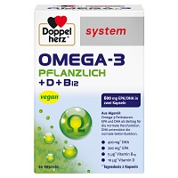 DOPPELHERZ Omega-3 pflanzlich system Kapseln - 60St