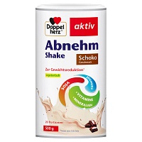 DOPPELHERZ Abnehm Shake Schoko Pulver - 500g