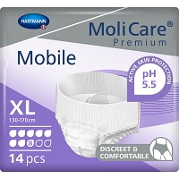 MOLICARE Premium Mobile 8 Tropfen Gr.XL - 4X14St