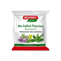 MEGAMAX Bio Salbei-Thymian Bonbons - 85g