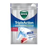 WICK TripleAction Menthol & Cassis o.Zucker Bon. - 72g