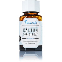 NATURAFIT Kalium 200 Citrat Kapseln - 60St