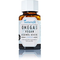 NATURAFIT Omega-3 vegan Algenöl 834 mg Kapseln - 45St