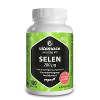 SELEN 200 µg hochdosiert vegan Tabletten - 180St