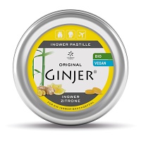 INGWER GINJER Pastillen Bio Zitrone - 40g